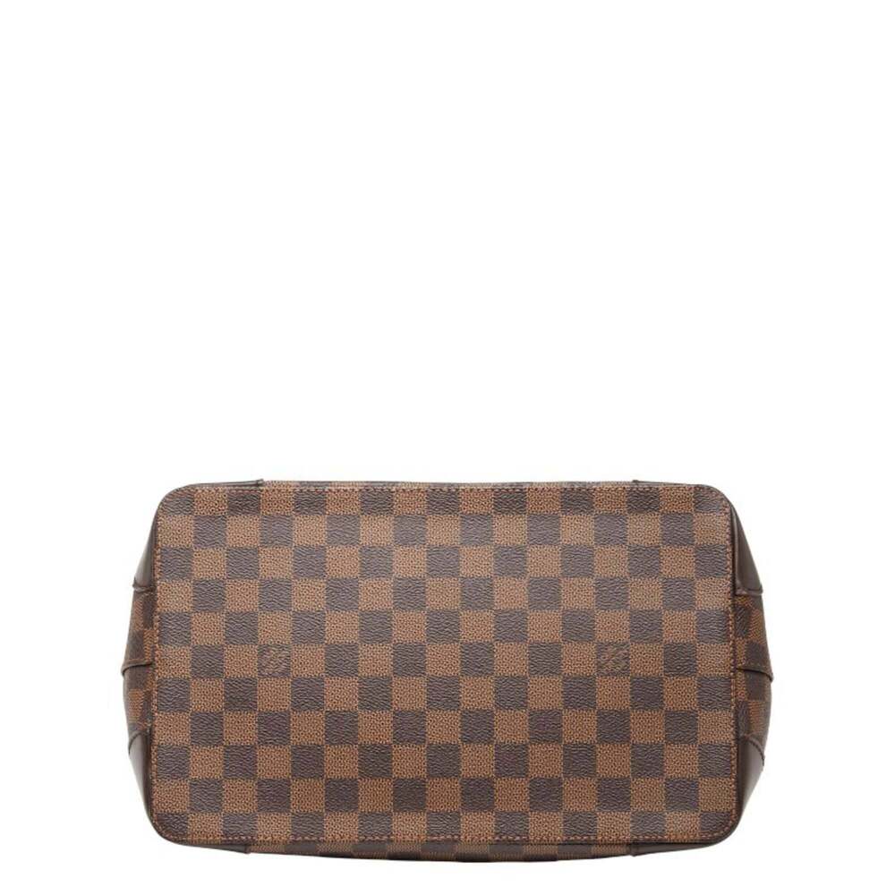 LOUIS VUITTON Authentic Brown Damier Leather Tote Bag - Picture 3 of 12